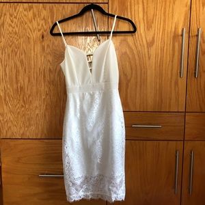 Charlotte Russe White Bodycon Dress